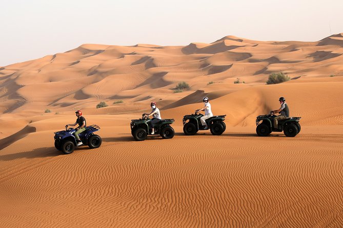 Dubai: Adventure Quad Bike Safari, Camel Ride & Refreshments - Sandboarding: short learning curve, big payoff