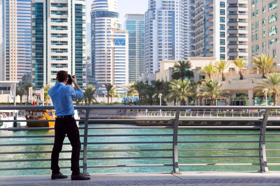 Dubai: Ain Dubai Wheel, Blue Mosque & Half-Day Guided Tour - Al Fahidi Historical District, Gold Souk, Spice Souk, and an abra ride