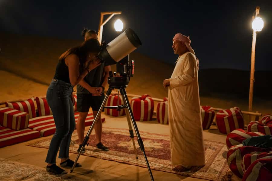 Dubai: Al Khayma Camp Experience with BBQ Dinner - Live BBQ dinner: Emirati, Moroccan, and Arabian in front of you