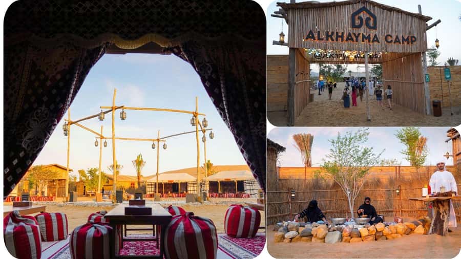 Dubai: Al Khayma Camp Experience with BBQ Dinner - The welcome lounge: coffee, luqaimat, and a smooth arrival