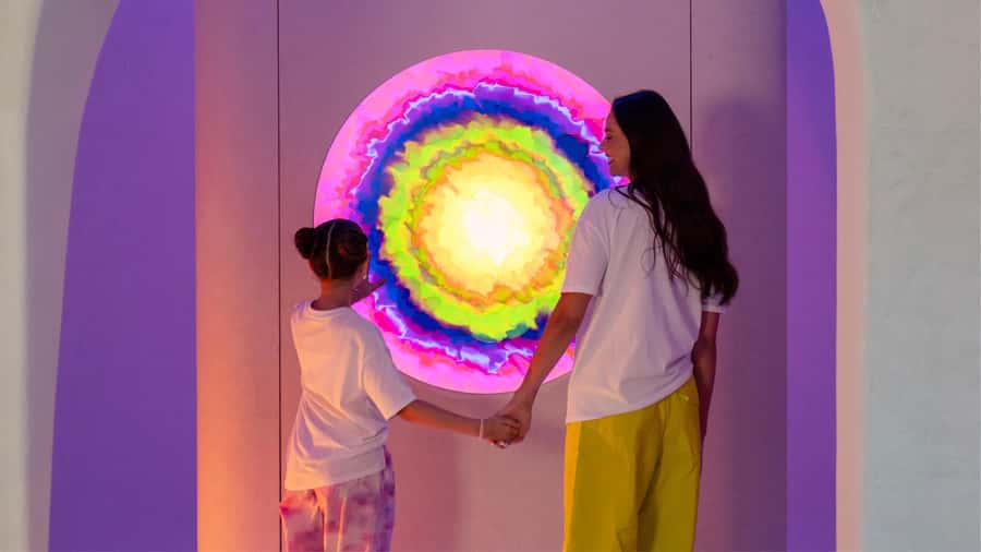 Dubai: AYA Universe Entry Ticket - The star fields, reverse waterfalls, and cosmic gardens