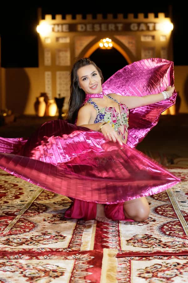 Dubai: Bedouin Camp, Dune Safari, Falcon Show & BBQ Dinner - Bedouin camp dinner: BBQ stations plus real entertainment timing