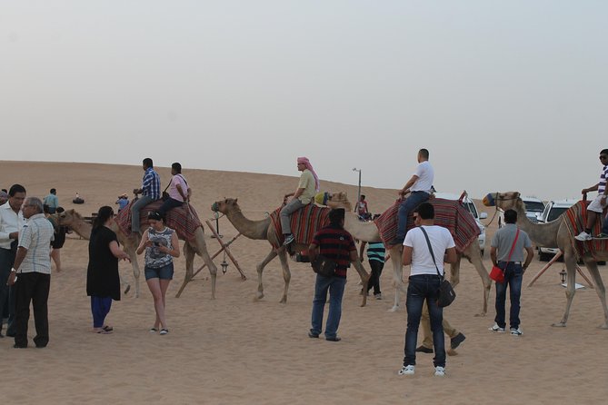 Dubai: Buggy Dune Bashing, Sand Boarding, Camel Ride & Show - Desert camp dinner, BBQ, and the live show package