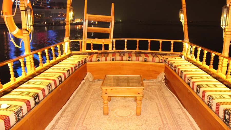 Dubai: Burj Khalifa Sunset on an Abra - Arabic music and recorded commentary: a low-pressure way to understand what you’re seeing