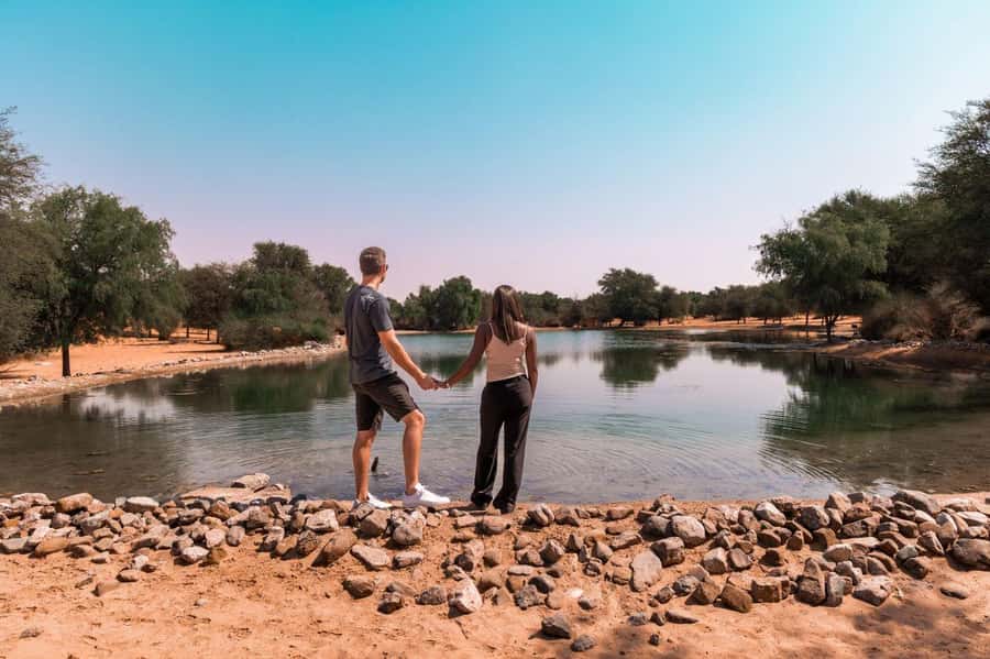 Dubai: Camel Safari, Wildlife & Lakeside Breakfast - Desert Morning, But Make It Comfortable