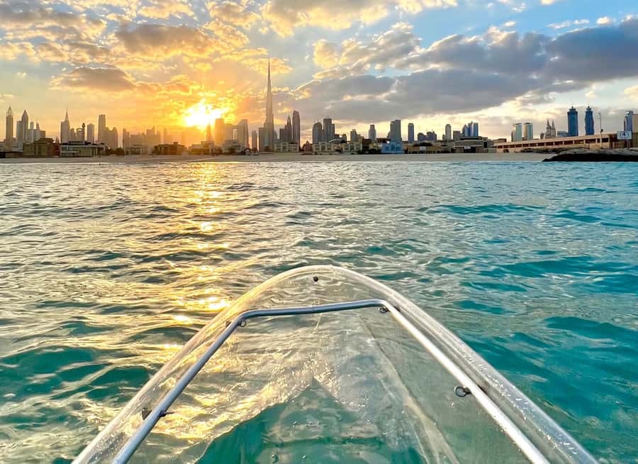 Dubai: Clear Kayaking Experience with Burj Khalifa View - The 100% Transparent Kayaks: How the Ride Actually Works