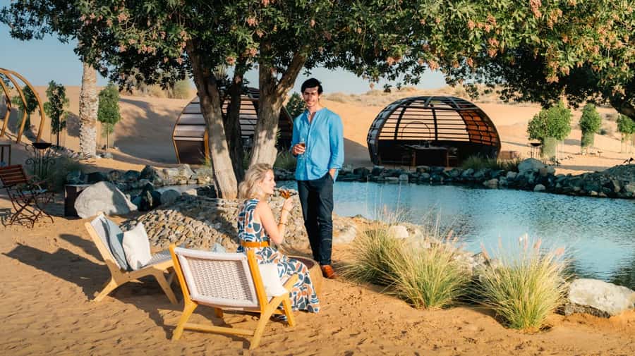 Dubai: Conservation Drive & Platinum Breakfast - Platinum Camp and Al Maha Breakfast: Michelin-Inspired Themes Without the Fuss