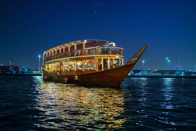 Dubai Creek Luxury Dhow Dinner Cruise with Optional Transfer - Why a dhow dinner cruise works in Dubai