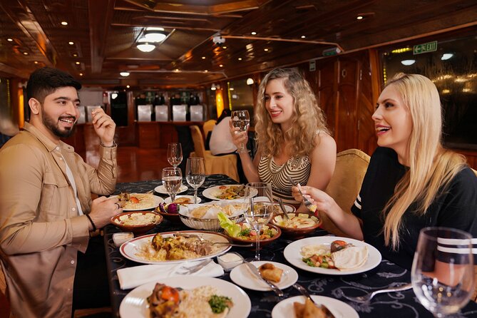 Dubai Creek Luxury Dhow Dinner Cruise with Optional Transfer - What you’ll see on the cruise: wind towers, minarets, and bridge lights