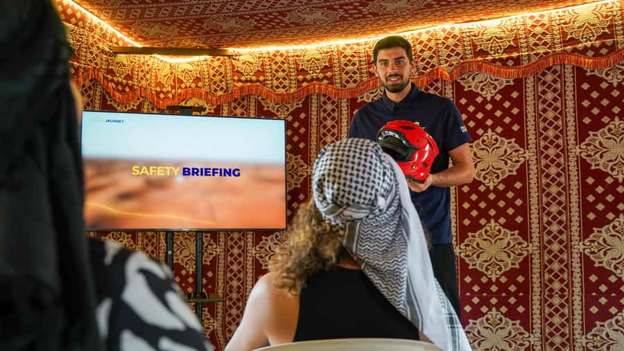 Dubai Desert Adventure: Red Dunes Guided Quad/Polaris & BBQ - Lahbab Red Dunes, the part you actually came for