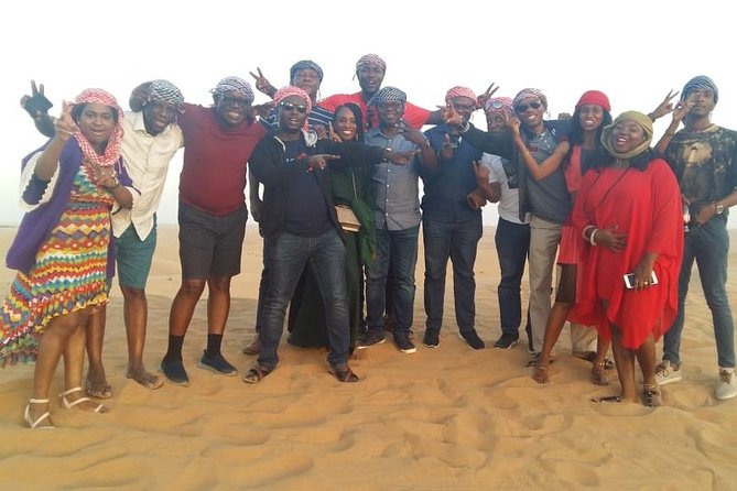 Dubai Desert Safari Adventure, 60mins ATV, Camel Ride, Shows, BBQ - Lahbab Desert Stop: Dune Bashing, Sunset Views, Sandboarding, Henna, and Costumes
