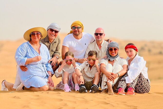 Dubai Desert Safari, BBQ, Live Shows, Camel, Sandboard (7-Hours) - Lahbab dunes: 4x4 dune bashing, sandboarding, and sunset moments