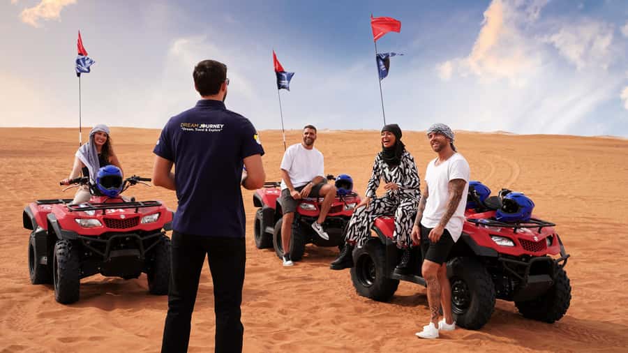 Dubai Desert Safari - Camel Ride, Sandboarding & 30 Min Quad - Sandboarding on Red Dunes: Simple, Fun, and Surprisingly Tricky