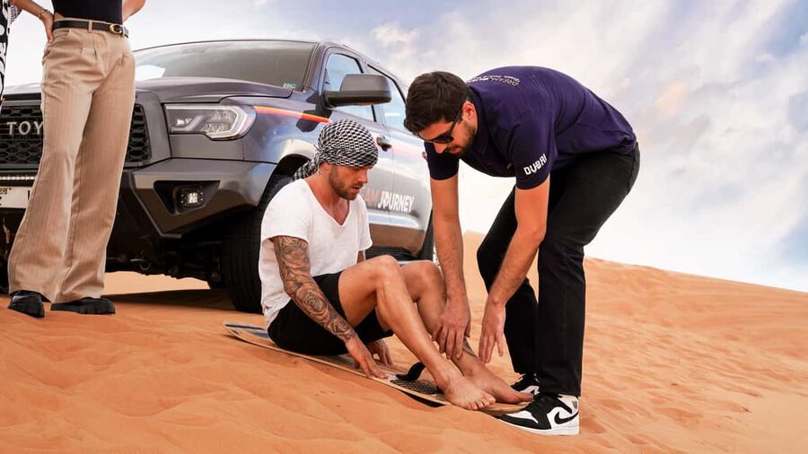 Dubai Desert Safari - Camel Ride, Sandboarding & 30 Min Quad - Optional 30-Minute Quad Bike: Guided Self-Drive and Real Rules