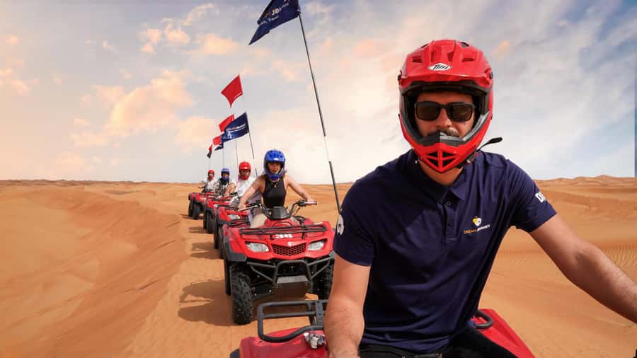 Dubai Desert Safari - Premium BBQ Dinner, Camel Ride & Shows - Entering Lahbab Red Dunes: Pickup to Desert Change of Pace