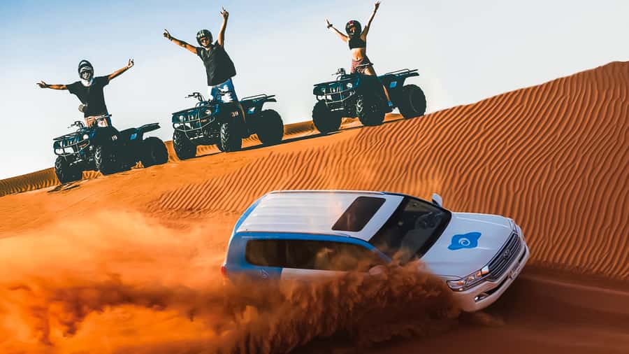 Dubai: Desert Safari, Quad Bike, Camel Ride & Al Khayma Camp - Red Dunes dune bashing, what makes it fun and what to expect