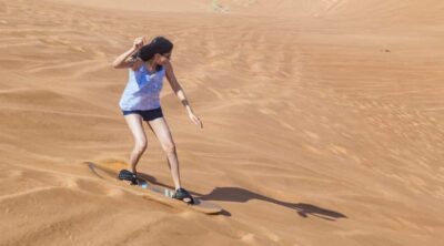 Desert Safari, Quad Bike, Camel Ride and Sandboarding
