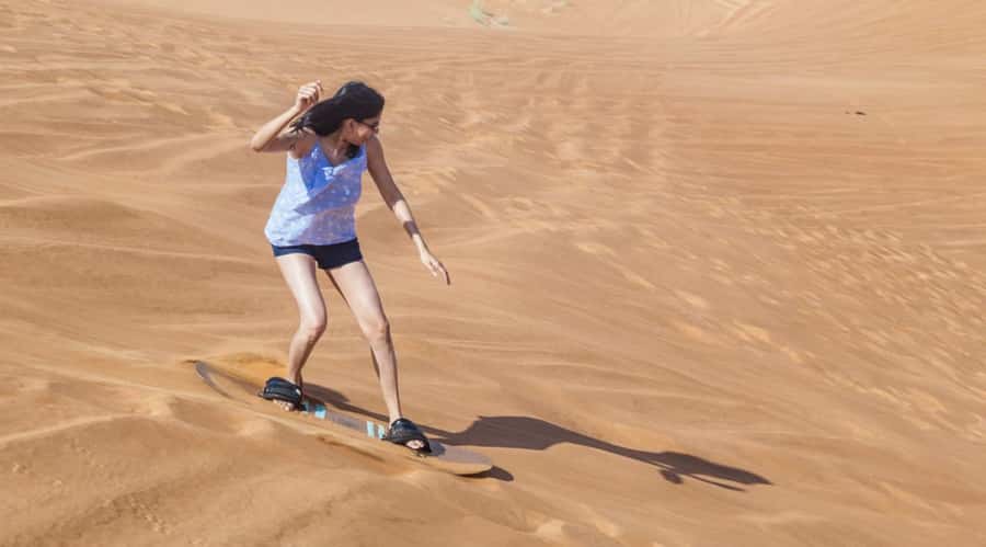 Dubai: Desert Safari, Quad Bike, Camel Ride and Sandboarding - Pickup, Drive Time, and the 4x4 Feeling