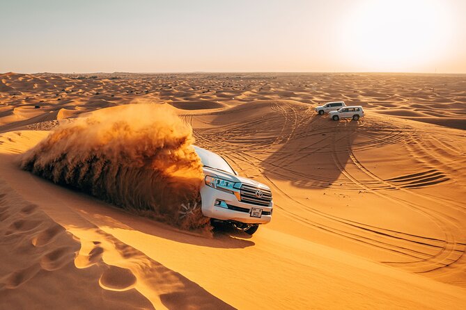 Dubai Desert Safari with ATV(optional)& Sandboarding Experience with BBQ Dinner - Why a 3:30 pm desert safari feels better than daytime