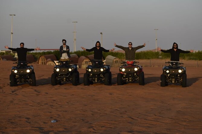 Dubai Desert Safari with ATV(optional)& Sandboarding Experience with BBQ Dinner - Price and value at about $65 per person