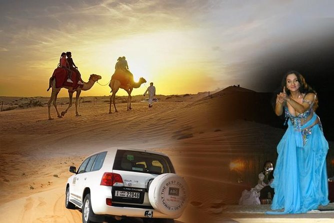 Dubai Desert Safari with BBQ, 3 Shows & Camel Ride at Majlis Camp - Dune bashing, sand throws, and the soft-track option for calmer riders