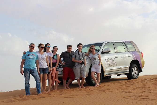 Dubai Desert Safari with BBQ And 4W Land Cruiser Dune Bashing Experience - Getting Picked Up and Starting with Arabic Coffee and Dates