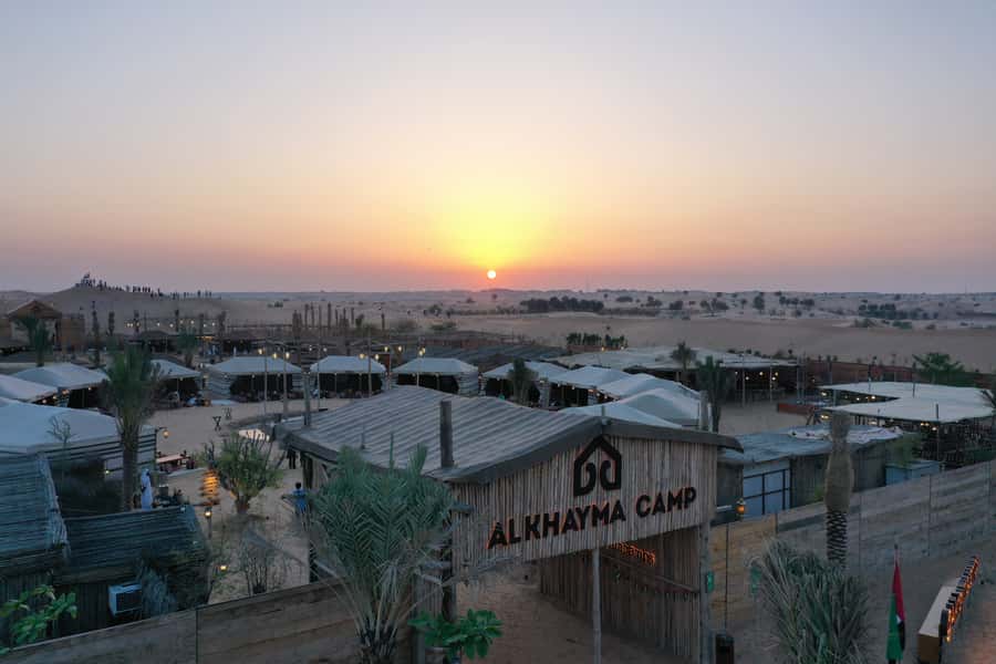 Dubai: Desert Safari with Camp, Dinner, & Optional Overnight - From your hotel to Al Khayma Camp, the day actually makes sense