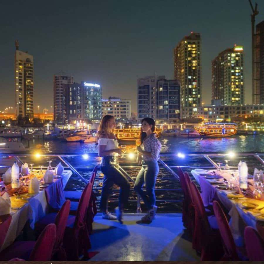 Dubai Dhow Cruise Marina Dinner with Transportation - Key things to know before you go