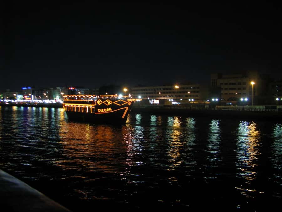 Dubai Dhow Cruise Marina Dinner with Transportation - Boarding the traditional dhow: what the ride feels like