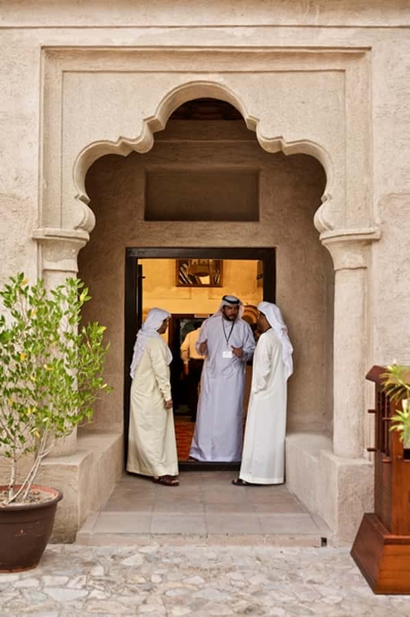 Dubai: Dinner at Sheikh Mohammed Cultural Center - The Dinner Flow: From Courtyard Cushions to Emirati Plates