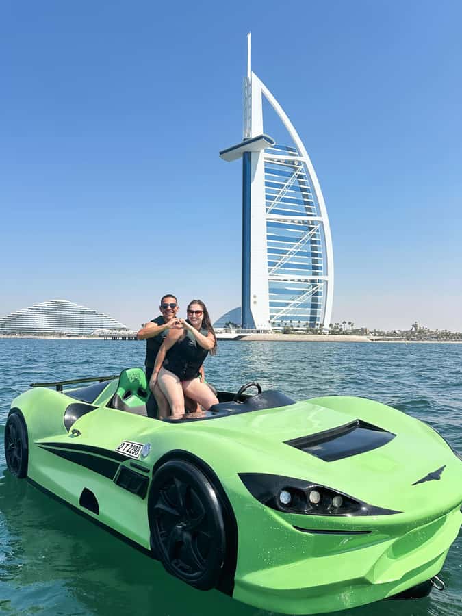 Dubai: Dubai Marina Jetcar Ride - Jetcar Performance, Wind, and Photo-Ready Speed