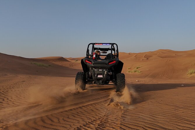 Dubai: Dune Buggy Safari and Camel Ride with Transportation - Falcon photos and camp purchases: small extras you should understand upfront