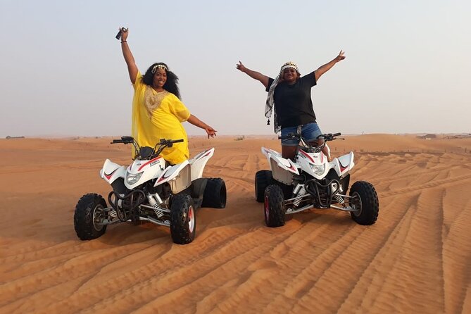 Dubai Dunes Safari With Quad Bike, Camel Ride, BBQ Dinner & Live Shows - Pickup, duration, and how a 7-hour half-day feels