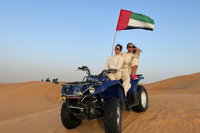 Dubai Dunes Safari With Quad Bike, Camel Ride, BBQ Dinner & Live Shows - Quad bike reality check: self-drive ATV for 25 minutes