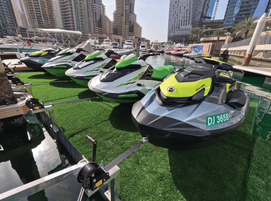 Dubai East: Guided JetsKi Ride with Sound System! - The photo stops that make the skyline ride feel complete