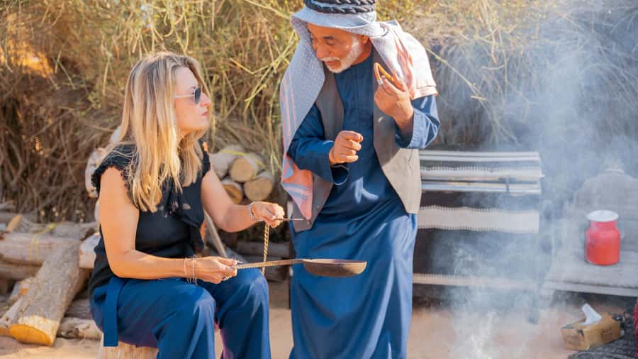 Dubai: Emirati Cultural Experience with Emirati Meal - The desert Bedouin experience: hands-on, not just photos