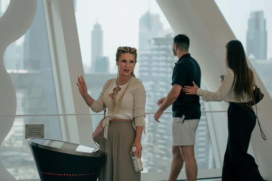 Dubai: Entry Ticket to the Dubai Frame with Deck Access - Sky deck and the transparent glass floor: the thrill moment
