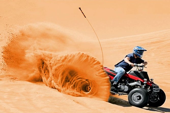 Dubai Evening 4x4 Desert Safari ATV Bike ,Camel Ride , BBQ Dinner - Quick hits you’ll care about