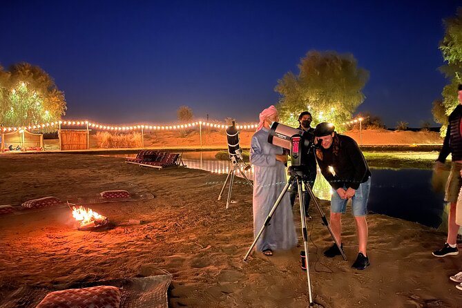 Dubai: Evening Camel Caravan, Bedouin Dinner at Al Marmoom Oasis - Sunset Photos, Falcon Moment, and “Don’t Rush It” Timing