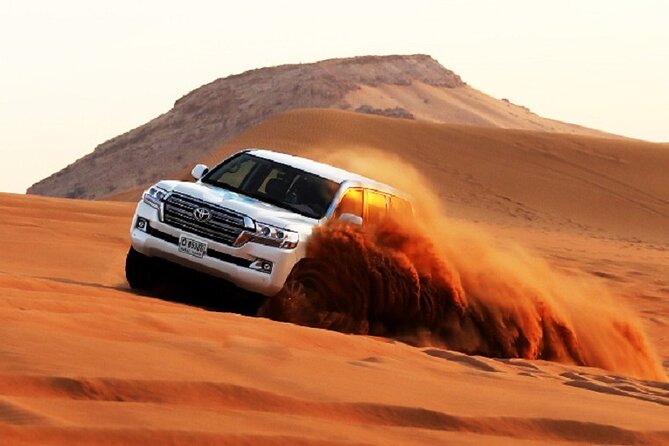 Dubai Evening Desert Safari With BBQ Dinner at Arabian Heritage - Dubai pickup, then straight to Lahbab dunes