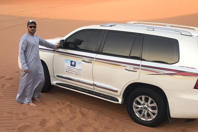 Dubai Evening Private 4x4 Desert Safari ,4 Live Shows, BBQ Dinner - Guide quality matters, and Naveed is a strong proof point