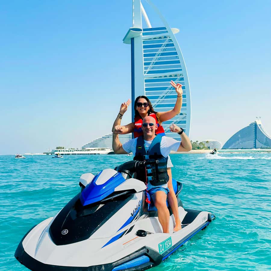 Dubai: Experience Jet Ski to Burj Al Arab +PICTURES & VIDEOS - The route payoff: Burj Khalifa, skyline views, and Burj Al Arab moments