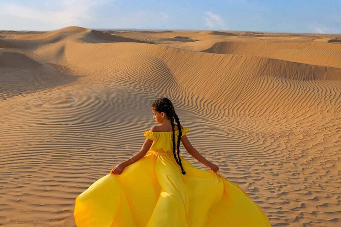 Dubai Flying Dress Private Photoshoot in the Desert - Weather, timing, and what to do to look your best