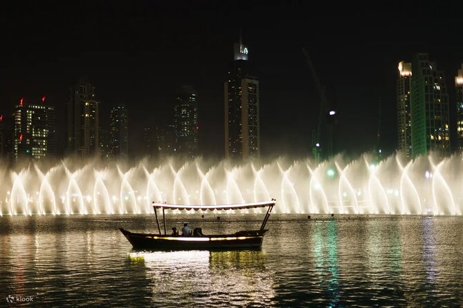 Dubai Fountain Show Boat Lake Ride Ticket - Dubai Fountain, Up Close Without the Guesswork