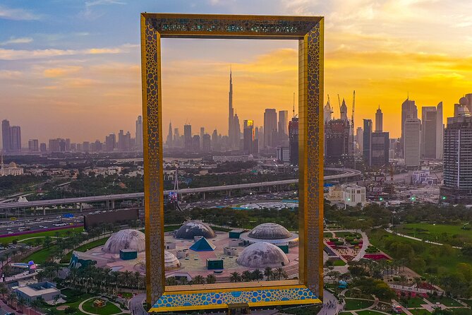 Dubai: Frame Tickets, Creek, Souks & Blue Mosque Guided Tour - Jumeirah Beach and Burj Al Arab photo stop, the quick confidence boost