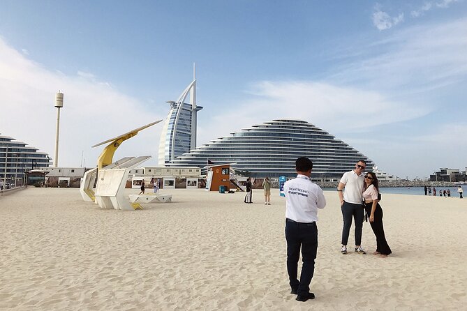 Dubai Full Day Tour with Entry Ticket to Burj Khalifa at the Top - Jumeirah Mosque and Jumeirah Beach photo stop