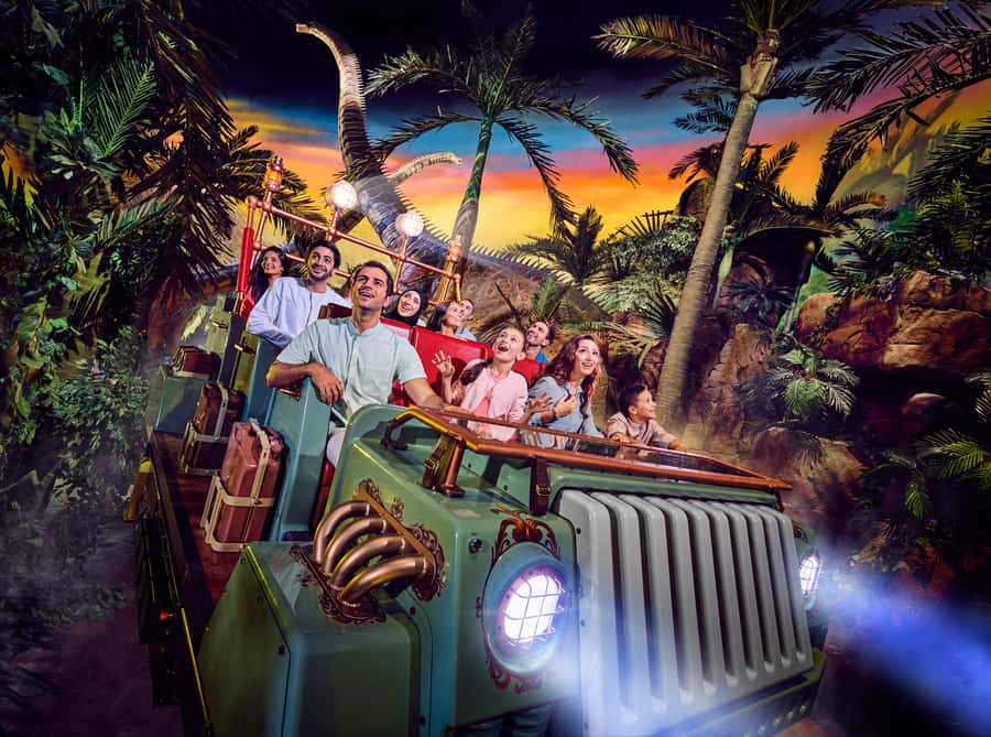 Dubai: Guided Sightseeing Tour and IMG Theme Park Ticket - Key points at a glance