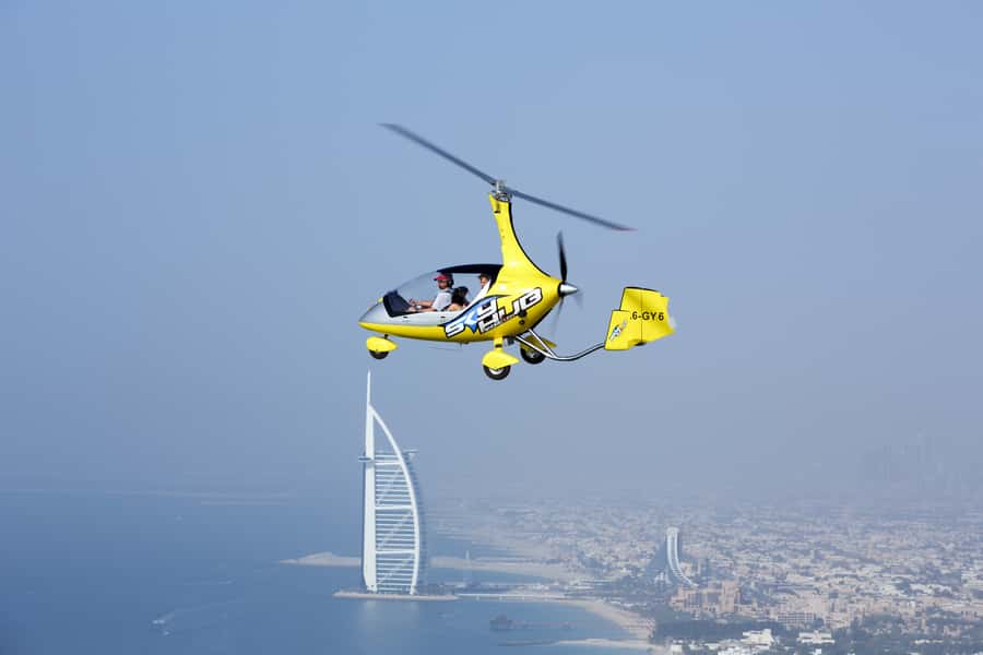 Dubai: Gyrocopter Introductory Flight - How the Gyrocopter Intro Flight Really Feels