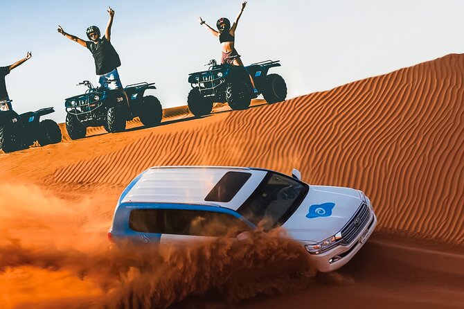 Dubai: Half-Day Desert Safari, Camels, Quad Bike & Refreshments - Lahbab Desert Stop: AC Refreshments Before You Hit the Sand