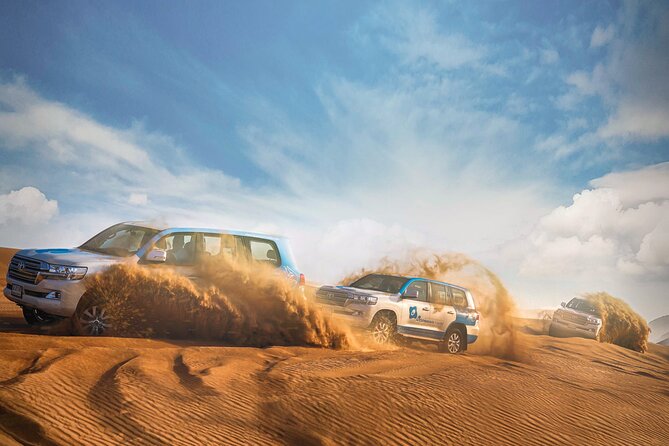 Dubai: Half-Day Desert Safari, Camels, Quad Bike & Refreshments - Dune Bashing and Sandboarding: Thrills With Real Safety Structure
